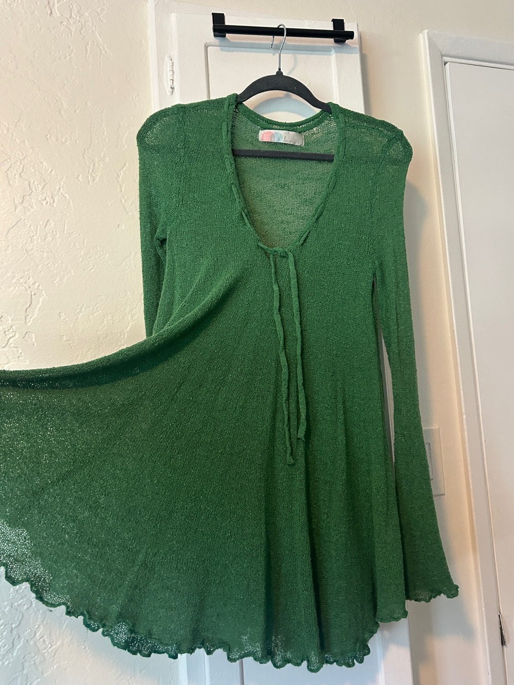 Free People Beach green coverup dress